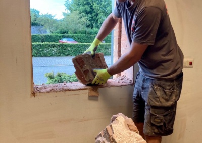 Kozijnen maken in pand d'Olde Melkfabriek Terwolde